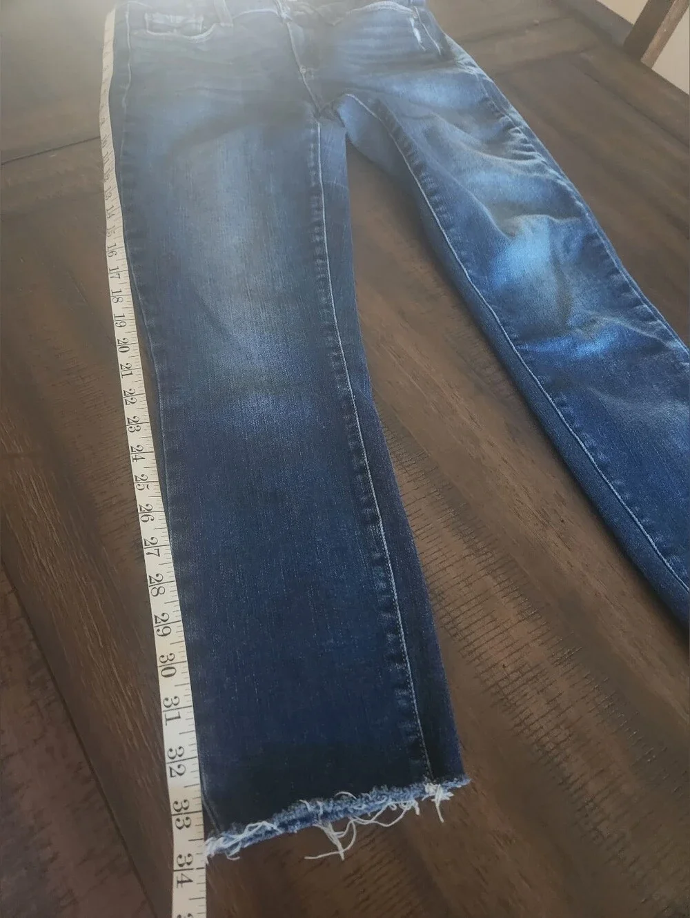 Paige Kylie Slim Crop Fray Hem Jeans Sz 27